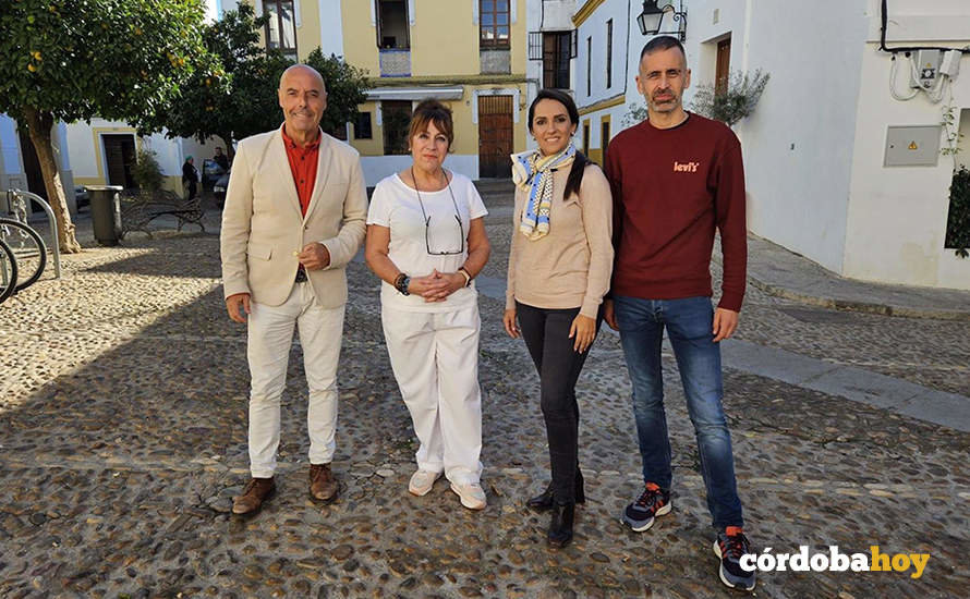 Antonio Hurtado, Lourdes Martínez, Carmen González y Ángel Ortiz