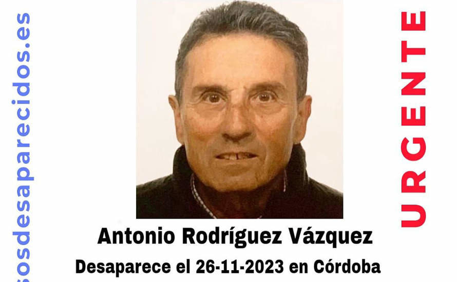Cartel de la desaparición de Antonio Rodríguez Fátima