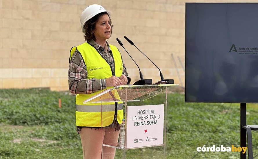 Catalina García interviene en la presentación del proyecto del nuevo Edificio de Consultas Externas del Materno Infantil del Reina Sofía de Córdoba