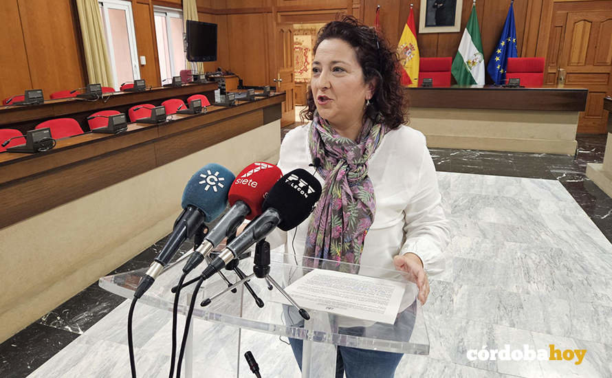 La concejala del PSOE en el Ayuntamiento de Córdoba Alicia Moya