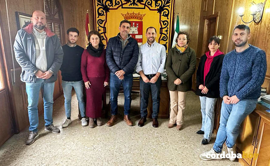 Reunión de la directiva provincial de IU con miembros del gobierno local de Almodóvar