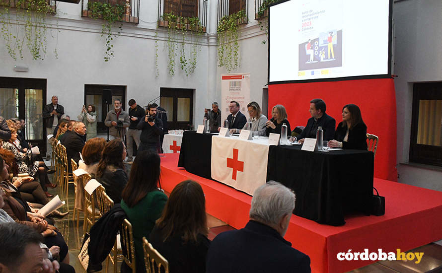 Entrega de reconocimientos a empresas solidarias por la Cruz Roja de Córdoba FOTO Joel Rålund