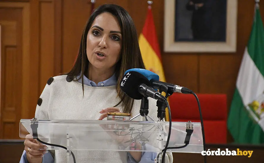 La concejala socialista Mamen Gonz&aacute;lez FOTO Joel R&aring;lund