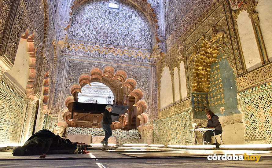 Trabajos de restauración en la Capilla Real de la Mezquita-Catedral de Córdoba