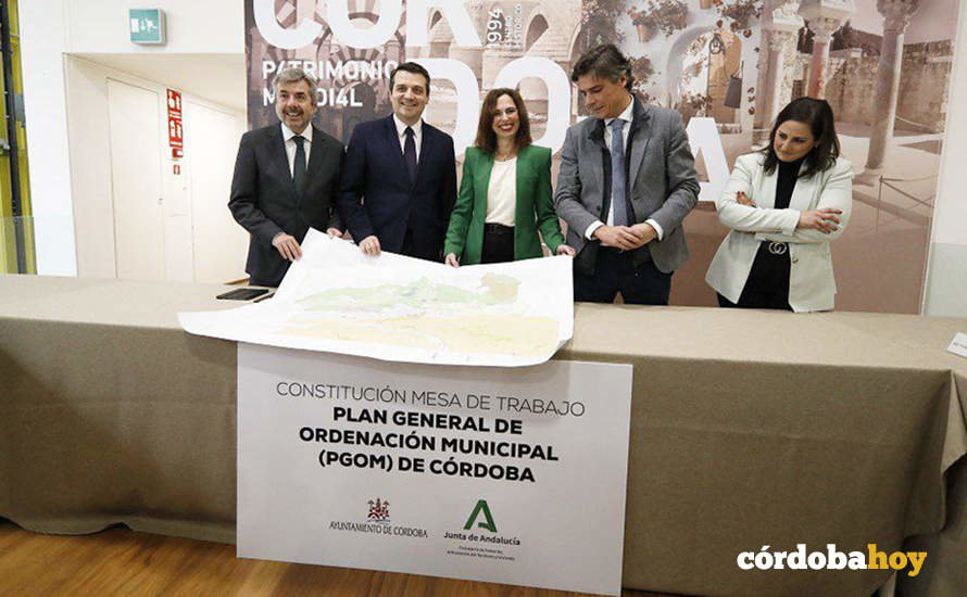 Constitución de la mesa de trabajo para agilizar el PGOM de Córdoba