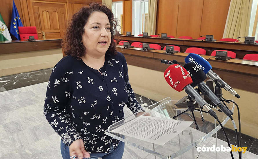 La edil del PSOE en el Ayuntamiento de Córdoba Alicia Moya