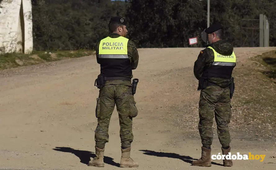 Militares en Cerro Muriano el d&iacute;a del suceso, en una imagen de archivo