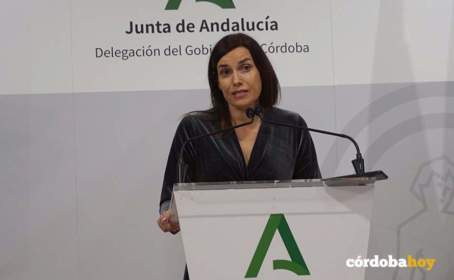 La delegada de Empleo de la Junta en Córdoba, María Dolores Gálvez, en una imagen de archivo