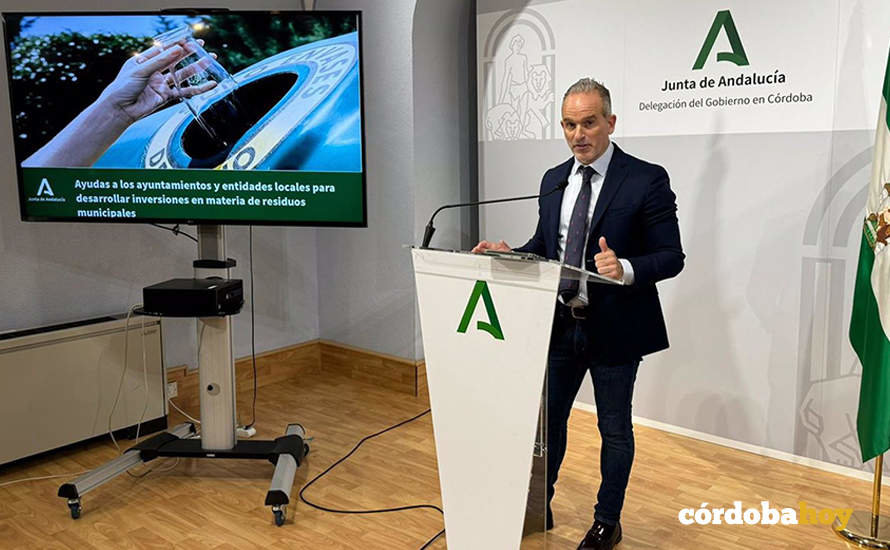 El delegado territorial de Sostenibilidad, Medio Ambiente y Economía Azul de la Junta de Andalucía en Córdoba, Rafael Martínez
