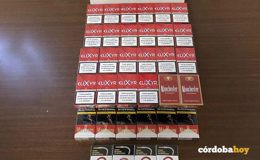 El tabaco ilegal intervenido por la Polic&iacute;a Local de Lucena