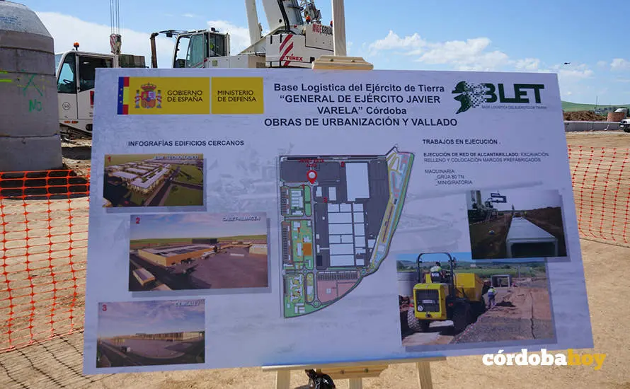 Obras en la Base Log&iacute;stica del Ej&eacute;rcito de Tierra (BLET), en una imagen de archivo