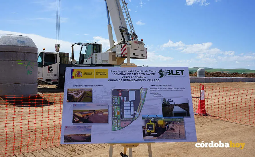 Obras en la Base Log&iacute;stica del Ej&eacute;rcito de Tierra (BLET), en una imagen de archivo