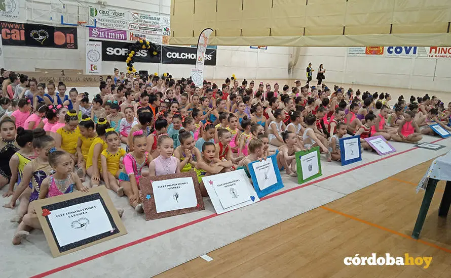 Participantes en el Circuito de Gimnasia R&iacute;tmica Corduba en La Rambla