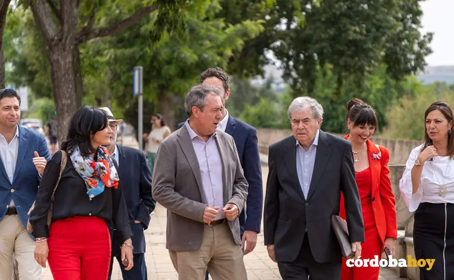 El secretario general del PSOE-A, Juan Espadas, en C&oacute;rdoba
