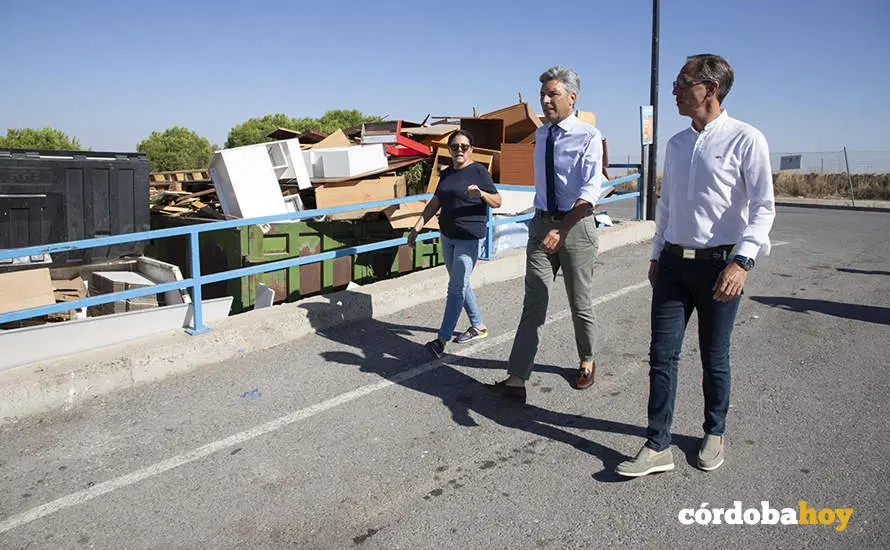 Visita a las instalaciones del Punto Limpio del municipio de Pozoblanco FOTO DIPUTACI&Oacute;N