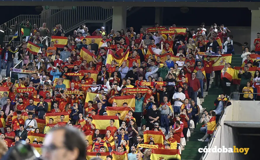 Partido Espa&ntilde;a-Serbia en El Arc&aacute;ngel FOTO JM AYALA