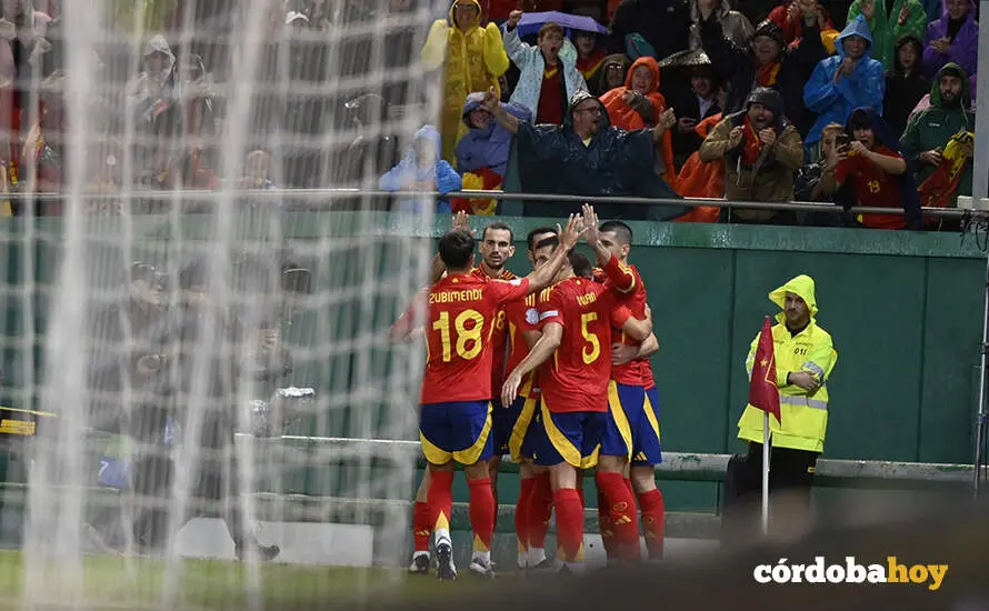 Partido Espa&ntilde;a-Serbia en El Arc&aacute;ngel FOTO JM AYALA