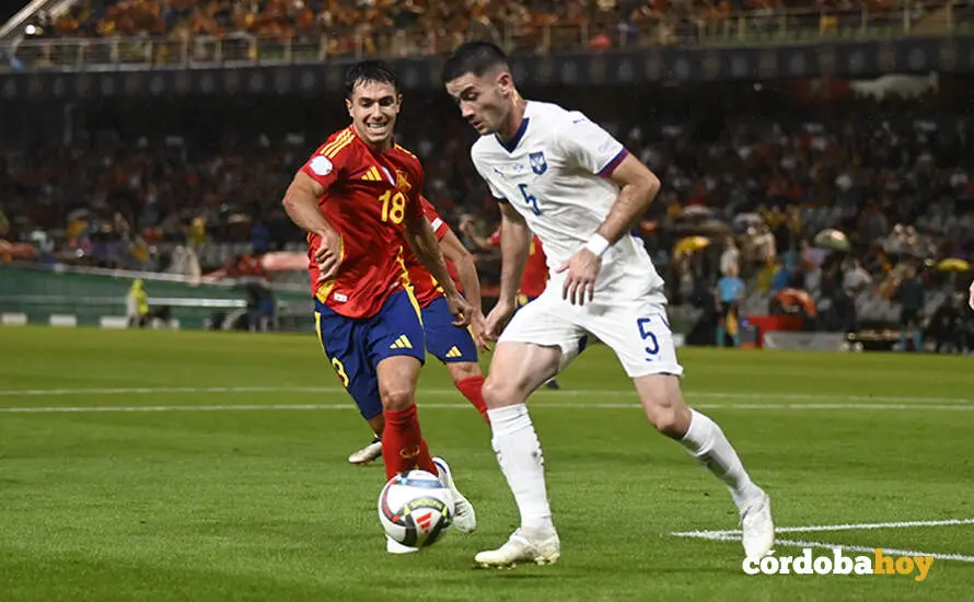 Partido Espa&ntilde;a-Serbia en El Arc&aacute;ngel FOTO JM AYALA