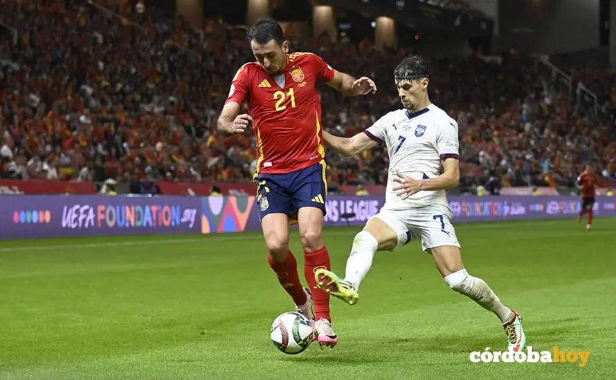 Partido Espa&ntilde;a-Serbia en El Arc&aacute;ngel FOTO JM AYALA