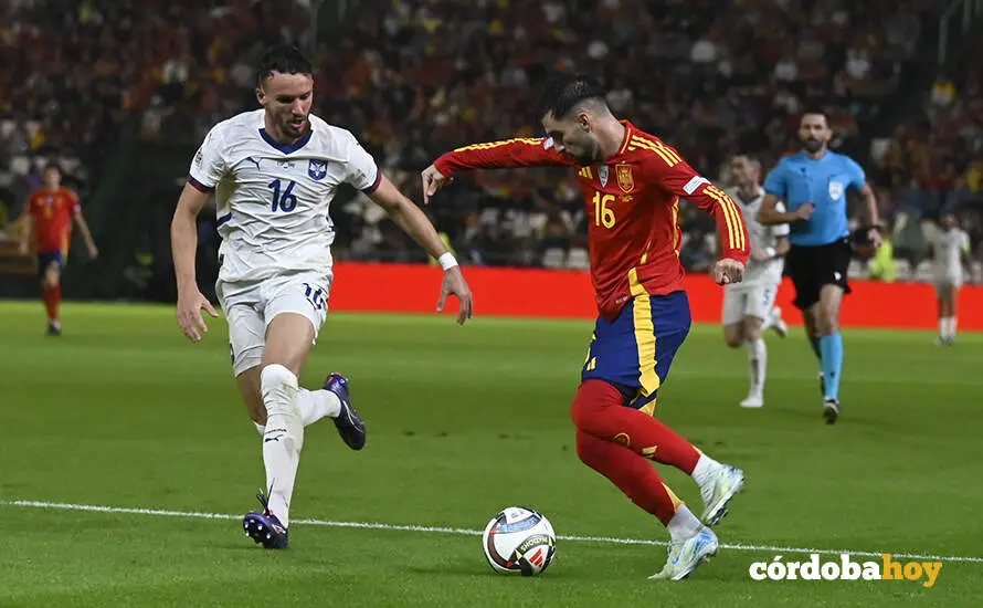 Partido Espa&ntilde;a-Serbia en El Arc&aacute;ngel FOTO JM AYALA