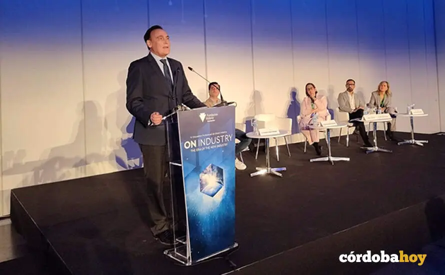 G&oacute;mez Villamandos, durante su intervenci&oacute;n en On Industry FoTo JUNTA DE ANDALUC&Iacute;A