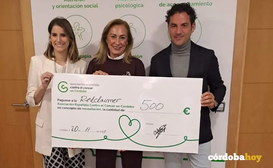 Donaci&oacute;n de RedClaimer a AECC C&oacute;rdoba