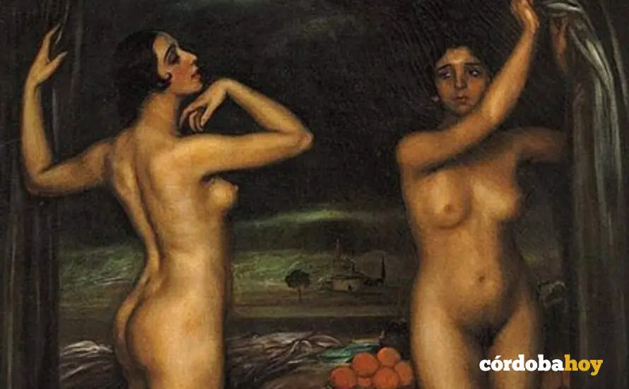 Detalle del cuadro 'Rivalidad', de Julio Romero de Torres JUNTA DE ANDALUC&Iacute;A