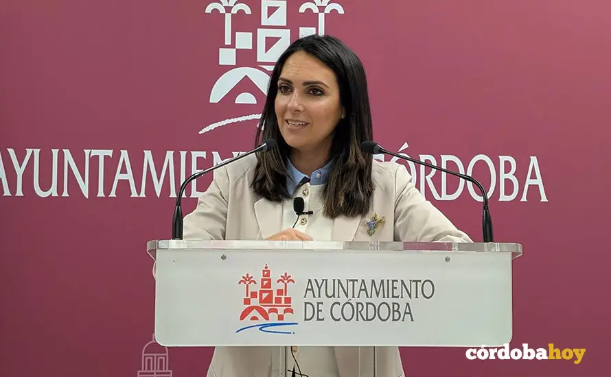 La concejala del PSOE en el Ayuntamiento de C&oacute;rdoba Carmen Gonz&aacute;lez FOTO PSOE
