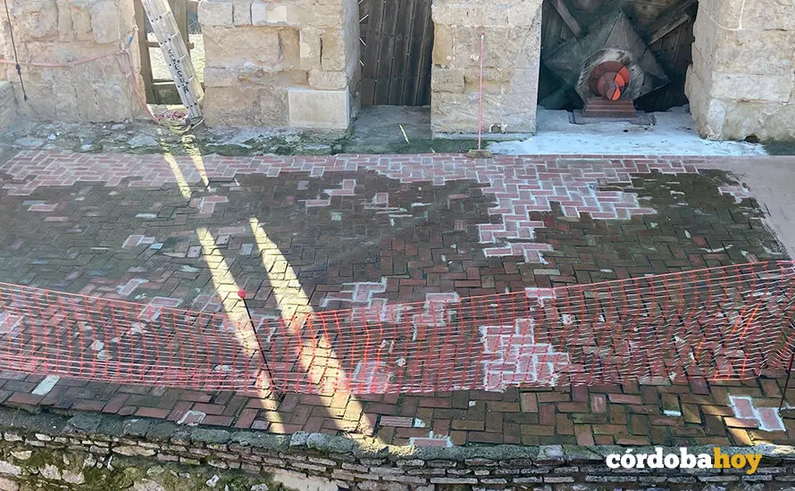 Uso de casillas en la restauraci&oacute;n del Molino de la Albolafia FOTO NODO CORDUBA