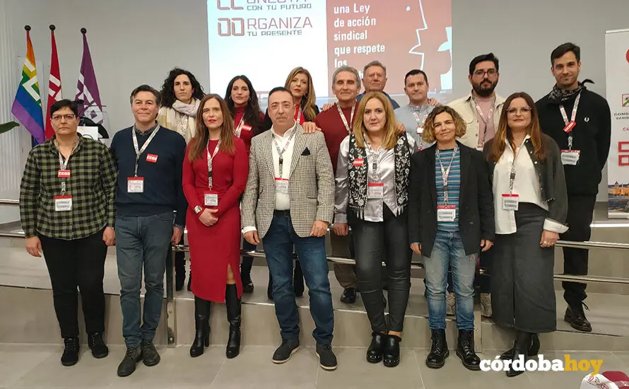 La nueva la comisi&oacute;n ejecutiva del Sindicato de Sanidad y Sectores Sociosanitarios de CCOO de C&oacute;rdoba FOTO CCOO