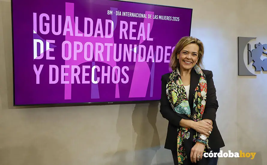 La delegada de Igualdad en la Diputaci&oacute;n de C&oacute;rdoba, Auxiliadora Moreno FOTO DIPUTACI&Oacute;N DE C&Oacute;RDOBA
