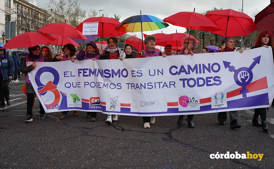 Manifestaci&oacute;n del 8M en C&oacute;rdoba 2025
