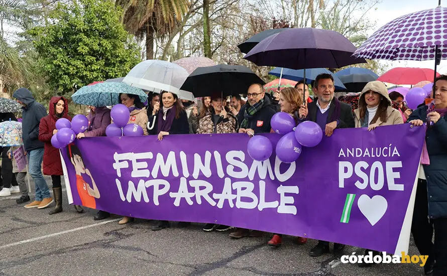 Manifestaci&oacute;n del 8M en C&oacute;rdoba 2025 FOTO PSOE