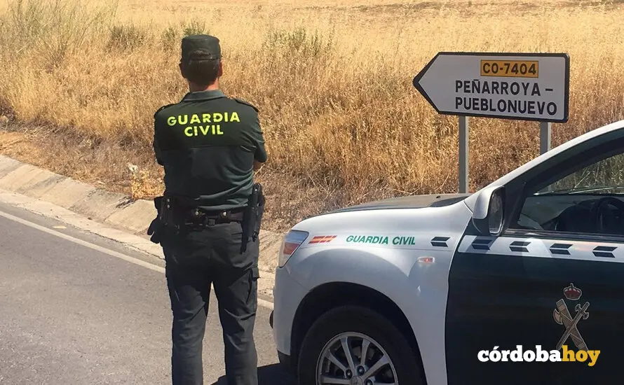 Guardia Civil de Pe&ntilde;arroya, en una imagen de archivo