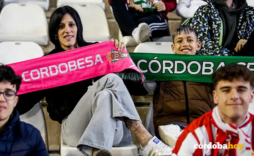 La grada del C&oacute;rdoba CF-Sporting de Gij&oacute;n