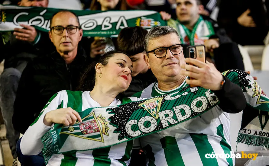 La grada del C&oacute;rdoba CF-Sporting de Gij&oacute;n