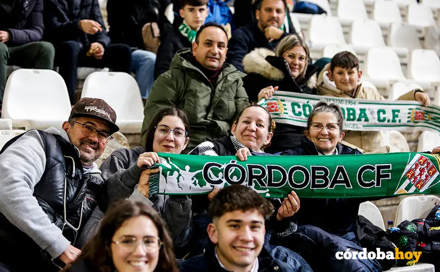 La grada del C&oacute;rdoba CF-Sporting de Gij&oacute;n