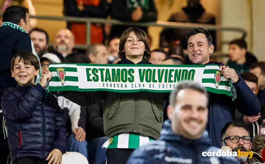 La grada del C&oacute;rdoba CF-Sporting de Gij&oacute;n