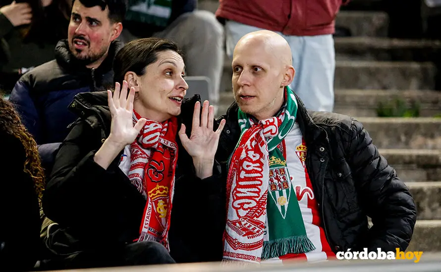 La grada del C&oacute;rdoba CF-Sporting de Gij&oacute;n