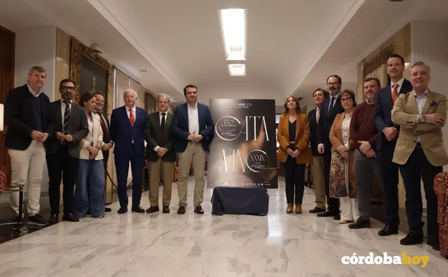 Presentaci&oacute;n de la XXXIX Cata del Vino Montilla-Moriles de C&oacute;rdoba FOTO AYUNTAMIENTO