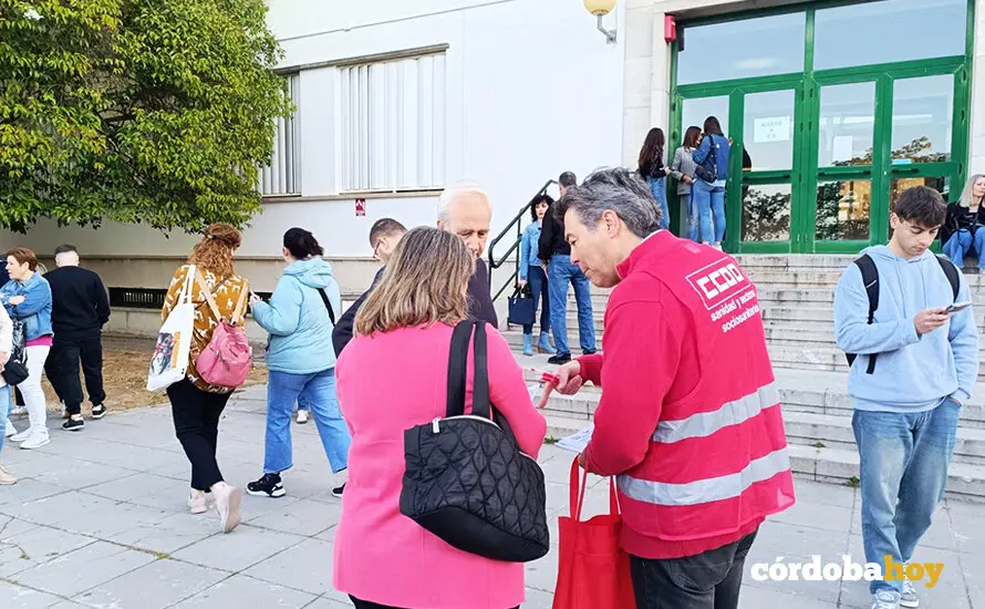 Presencia de CCOO en las oposiciones del Servicio Andaluz de Salud (SAS) FOTO CCOO