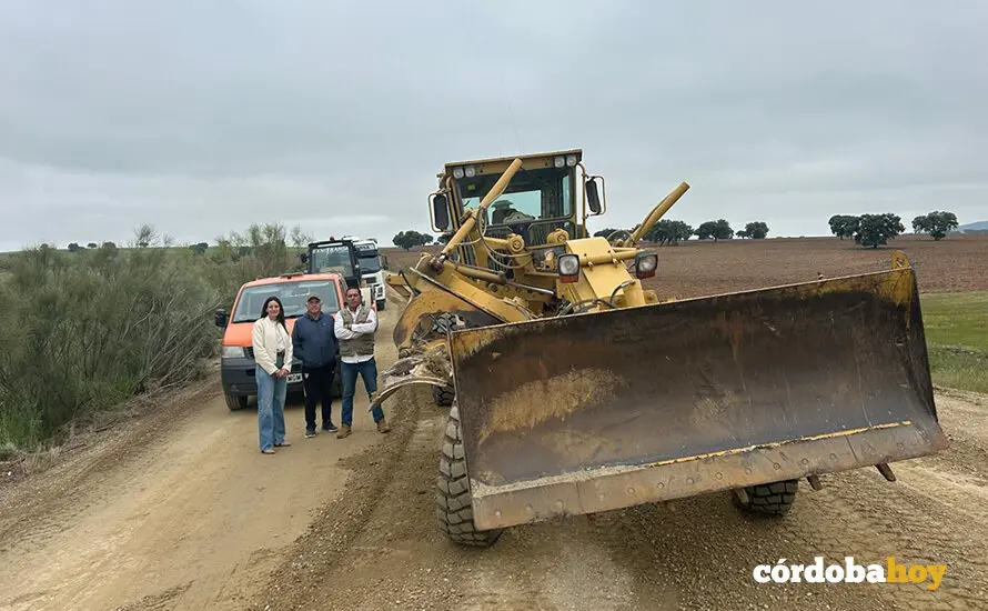 Carmen Granados visita las obras de reparaci&oacute;n de la A-3278 FOTO JUNTA DE ANDALUC&Iacute;A