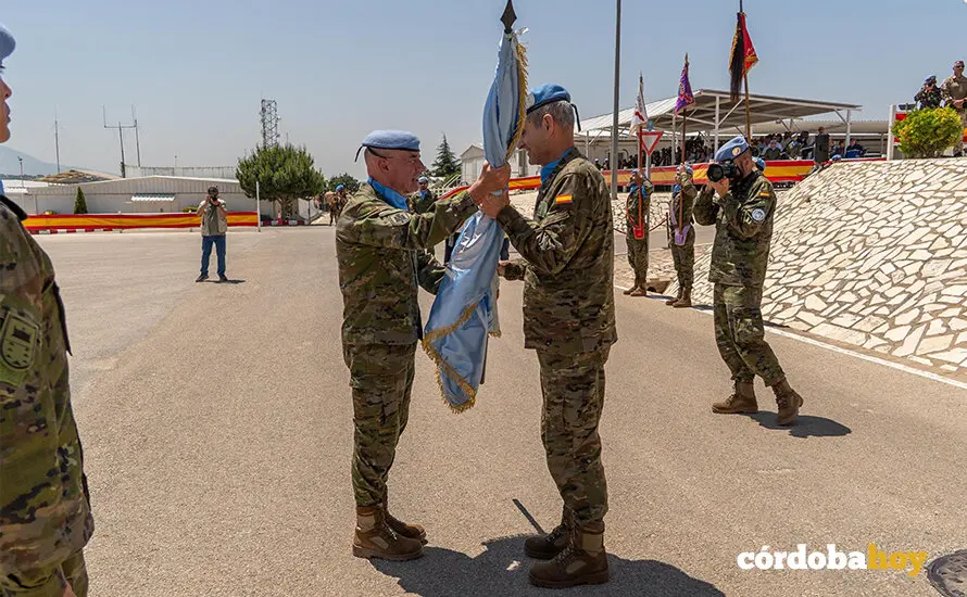 Tercera rotaci&oacute;n del contingente de 'Libre Hidalgo', al mando del general jefe de la Brigada 'Guzm&aacute;n el Bueno' X, Fernando Ruiz FOTO BRI X