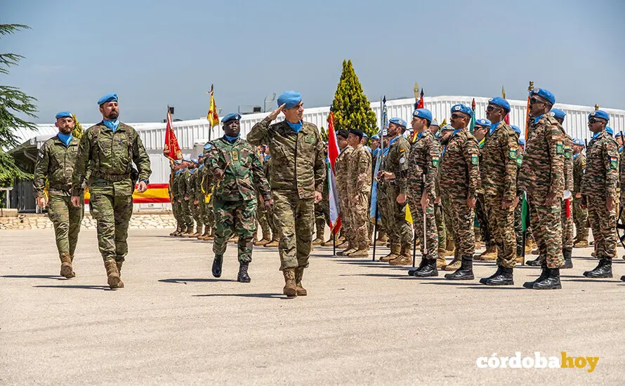Tercera rotaci&oacute;n del contingente de 'Libre Hidalgo', al mando del general jefe de la Brigada 'Guzm&aacute;n el Bueno' X, Fernando Ruiz FOTO BRI X