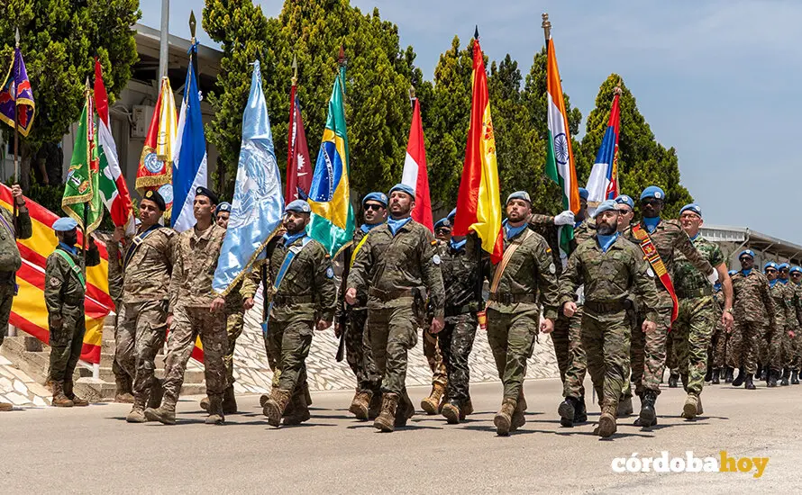 Tercera rotaci&oacute;n del contingente de 'Libre Hidalgo', al mando del general jefe de la Brigada 'Guzm&aacute;n el Bueno' X, Fernando Ruiz FOTO BRI X