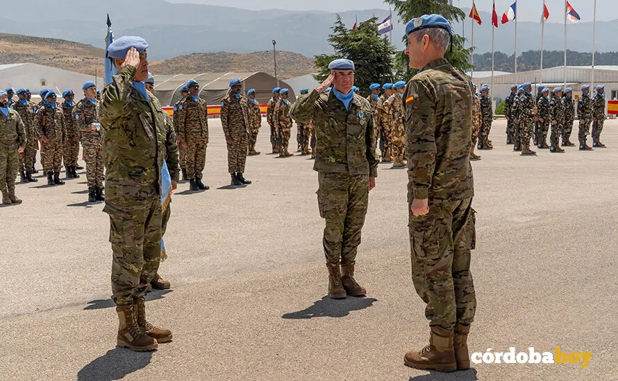 Tercera rotaci&oacute;n del contingente de 'Libre Hidalgo', al mando del general jefe de la Brigada 'Guzm&aacute;n el Bueno' X, Fernando Ruiz FOTO BRI X