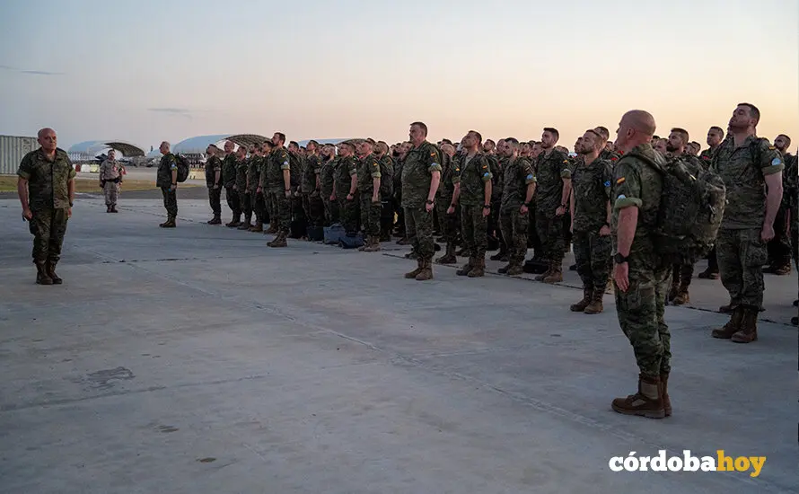 Tercera rotaci&oacute;n del contingente de 'Libre Hidalgo', al mando del general jefe de la Brigada 'Guzm&aacute;n el Bueno' X, Fernando Ruiz FOTO BRI X