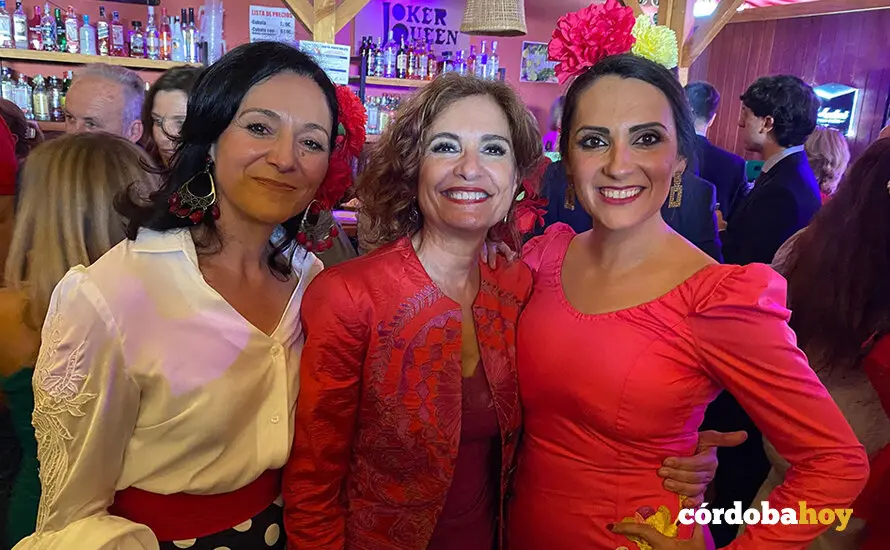 Rafi Cresp&iacute;n, Mar&iacute;a Jes&uacute;s Montero y Mamen Gonzalez FOTO PSOE