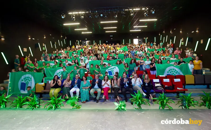 Acto de entrega de las banderas verdes a los centros educativos andaluces FOTO JUNTA DE ANDALUC&Iacute;A