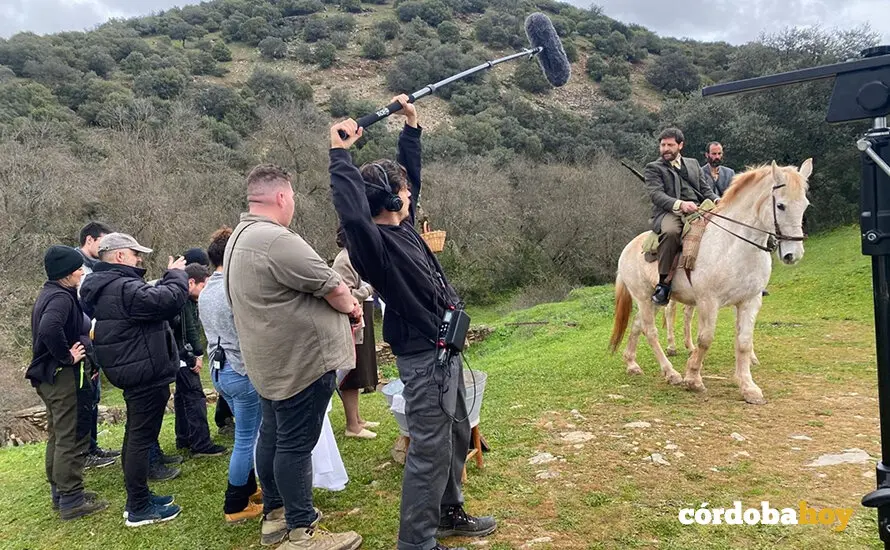 Un momento del rodaje de 'La Espantada' FOTO INTERSUM FILMS